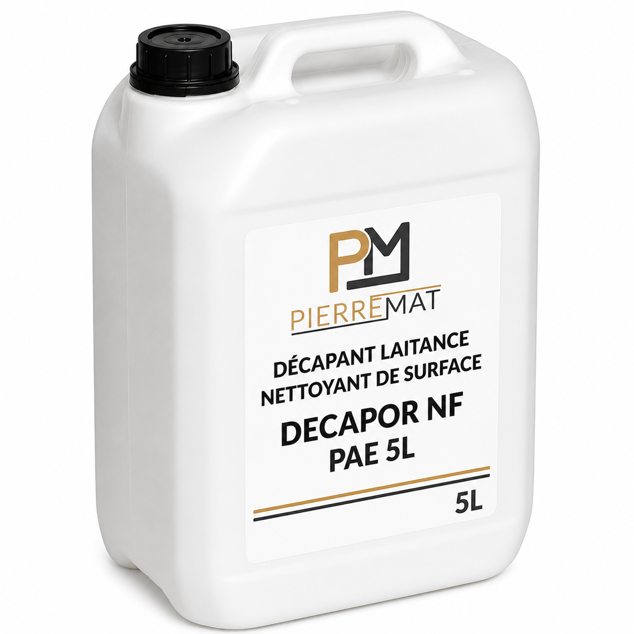 Décapant laitance nettoyant de surface DECAPOR NF PAE 5L