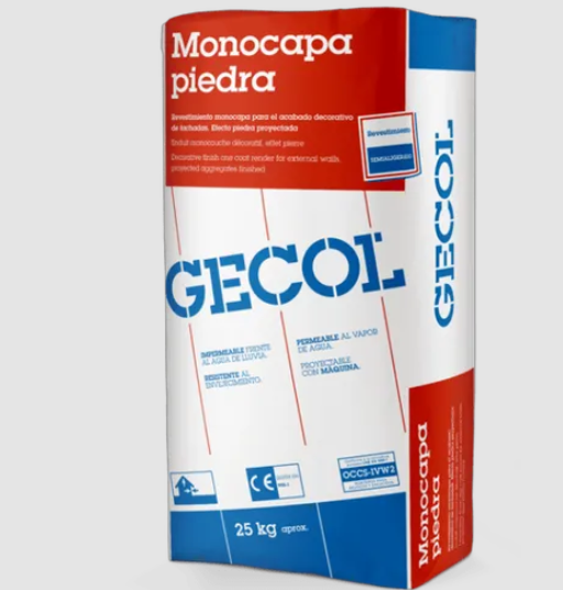 Enduit monocouche sac de 25 kg pierre