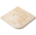 Margelle angle sortant bord arrondi