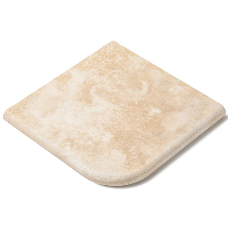 Margelle angle sortant bord arrondi