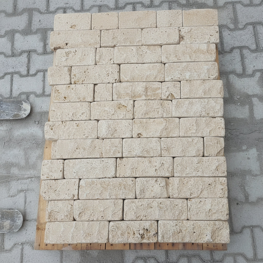 Pavé éclaté vielli 4.5 x 10 x Longueur libre