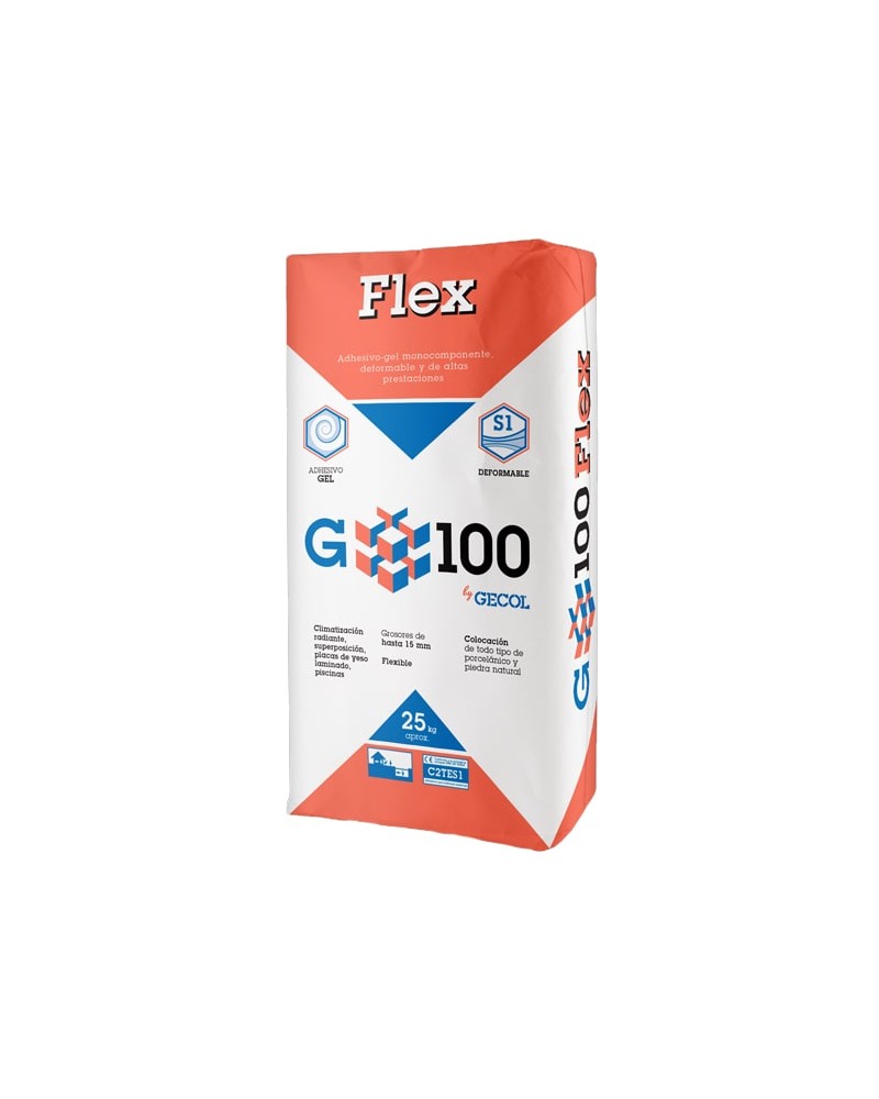 Colle G100 FLEX C2ETS1 grise sac de 25kg